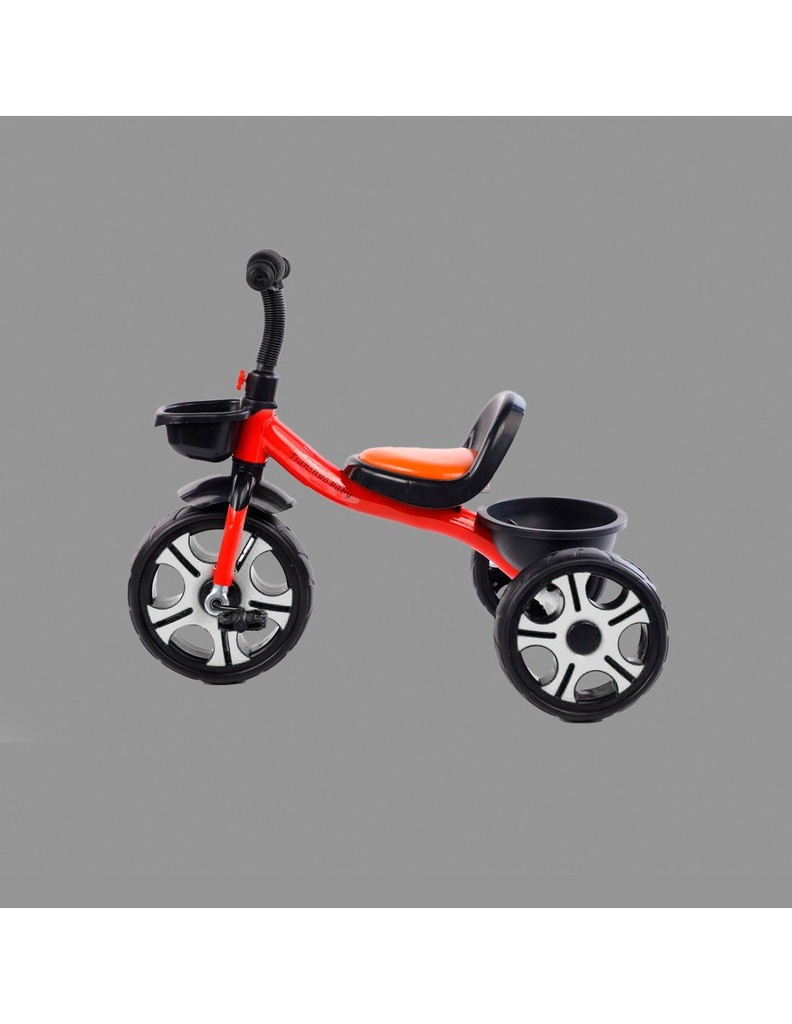 Triciclo Rojo para Niño de 2 a 7 años de edad Armazón de metal-JU-41430