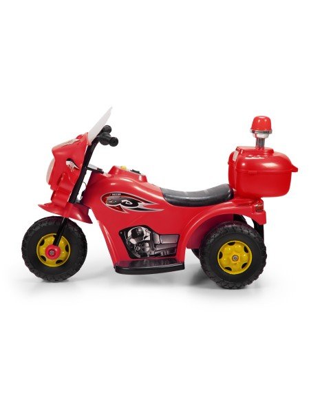 Mini-Moto Eléctrica de 3 ruedas para Niño Montable de 2 a 5 años Color Rojo-JU-41417
