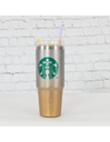 Termo Starbucks 900ML de Acero Color Amarillo-TM-44401