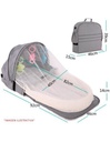 Bolsa portátil con moisés para bebé de 0-12 meses 100% algodón Color Verde-BB-41435