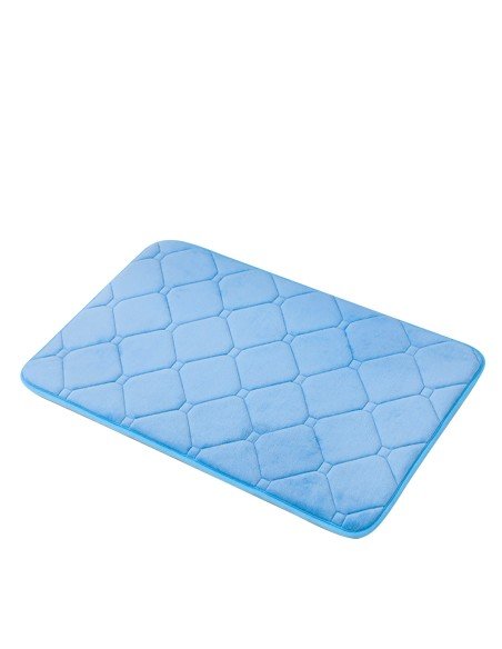 Tapete para Baño Color Azul Textura Suave Medidas 60 x 40-TP-40250