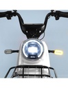 Bicicleta Eléctrica de 500 Watts Color Blanco Hasta 40 km/h 4 Baterías de 12V 48/ 20Ah-BE-40700