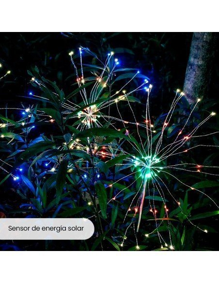 Luces Solares para Jardín de Carga Solar Impermeables Varios Colores-LD-41475