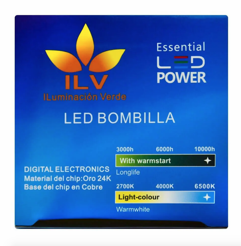 Foco led / ilv / iluminación verde Led Power
