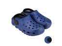 Sandalia deportiva o casual con ajuste de correa al tobillo talla 26 con suela antiderrapante color Negro-azul