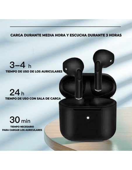 Audífonos Inalámbricos Bluetooth Negros PRO 5 Hasta 10 metros libres-AU-44354