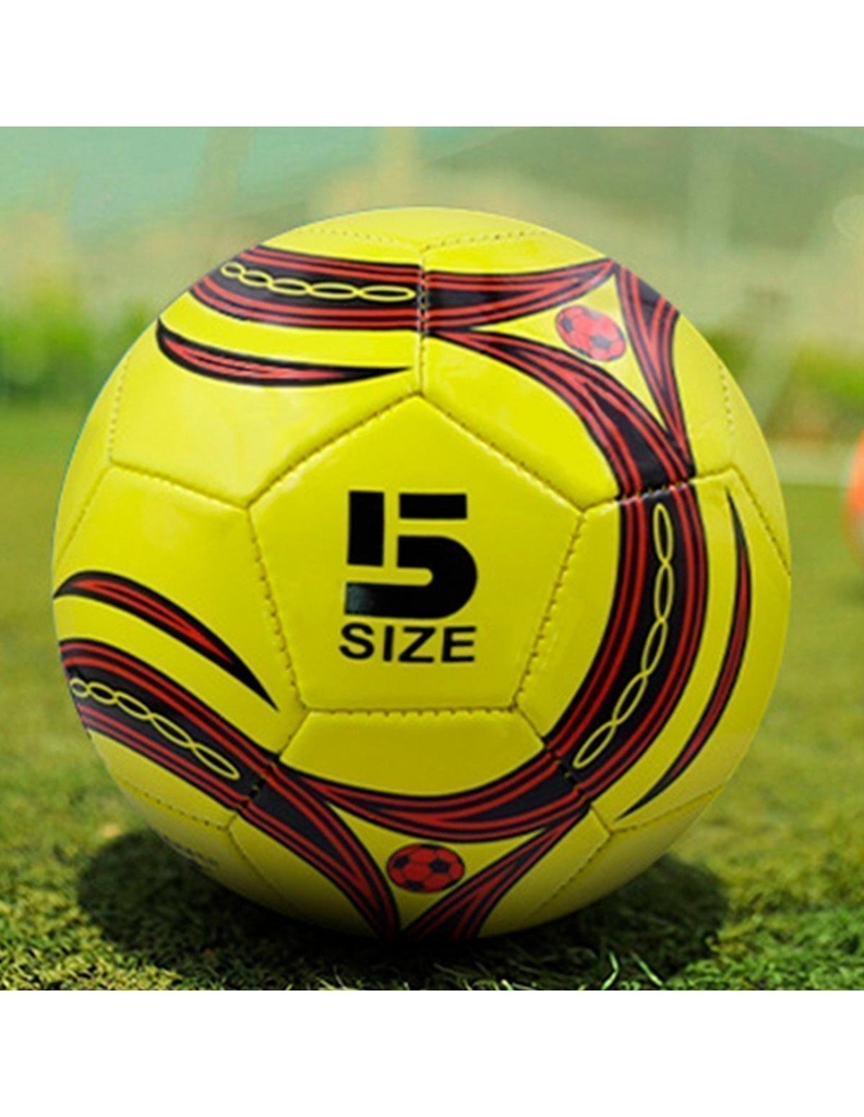 Balón de Futbol tamaño 5 Color Amarillo y Rojo-DP-42078