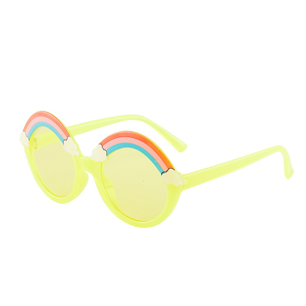 MDA-LH8091-Gafas de sol marco redondo arcoíris  fotograma para niñas