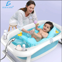Bañera Antideslizante Tina De Baño Para Bebés Plegable