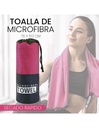 Toalla Deportiva Microfibra Color Rosa  152 x 76 cm con Bolsa de Malla-DP-42634