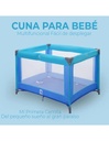 Cuna Para Bebé Color Azul de 0 a 36 meses 100 cm x 70 cm x 65 cm, Peso: 7.0 kg-BB-41443