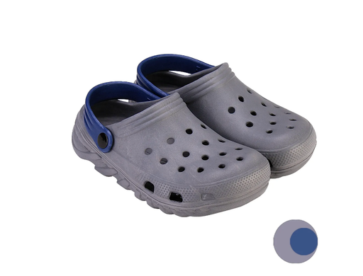 Sandalia deportiva o casual con ajuste de correa al tobillo talla 29 con suela antiderrapante Color gris