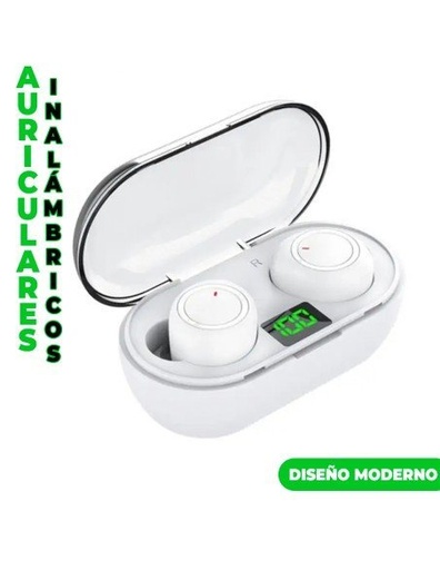 [AU-44355] Audífonos Inalámbricos Bluetooth Blancos-AU-44355