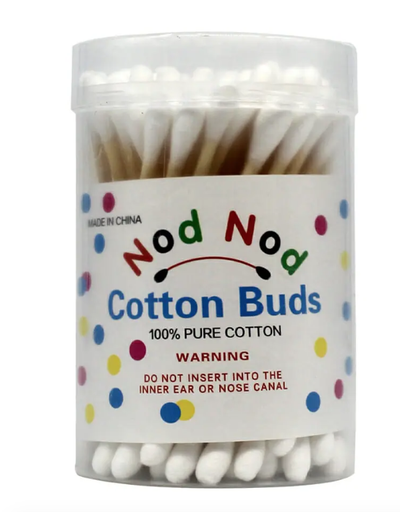 [HOG-JO1011] Bote de cotonetes 72 pzas / nod nod cotton buds	
