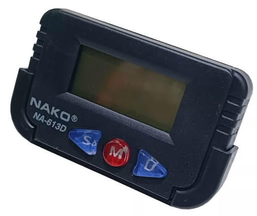 [HOG-JO1058] Reloj mini alarma nako de 8cm con adhesivo y base para escritorio