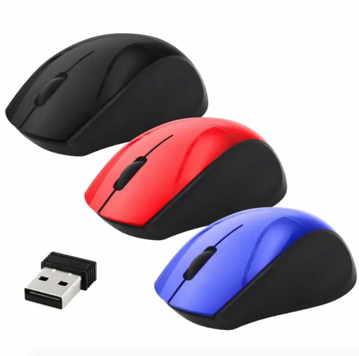 [TEC-JO4021] Mouse inalámbrico optico elegate, variedad de colores 