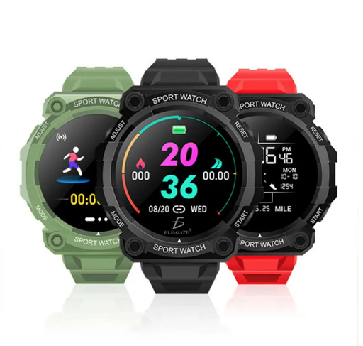 [TEC-JO4031] Reloj tipo smart watch deportivo redondo con carga por puerto usb y pantalla de 1.3 pulgadas, variedad de colores 