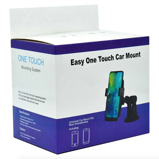 [TEC-JO4041] Soporte ajustable de plástico con ventosa para teléfono, variedad de colores / easy one touch car mount