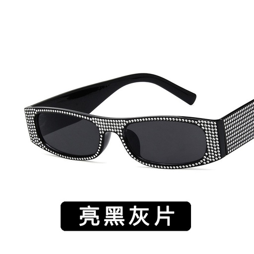 [MDA-NJ8006] Lentes de sol Plastic Fashion Glasses (Bright Black Ash)