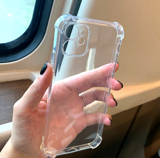 [TEC-NJ4121] Case para iPhone 14 plus  anticaída de 5mm para Airbag (agujero fino) TPU
